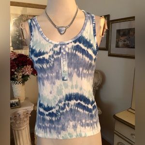 KIKIT almost new so soft tie dyed tank size S. C:50